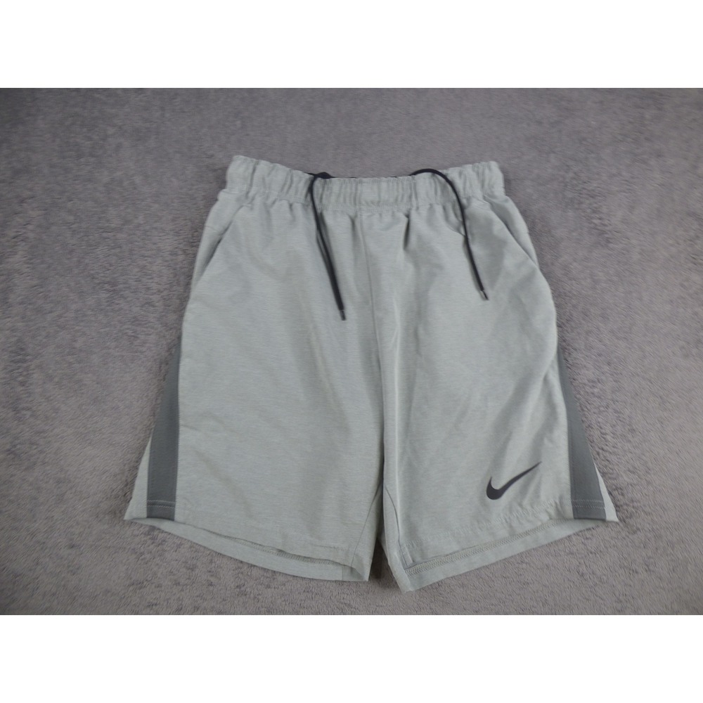 Nike Dri-Fit Mens Athletic Shorts Gray Size Small Running Gym Workout Training